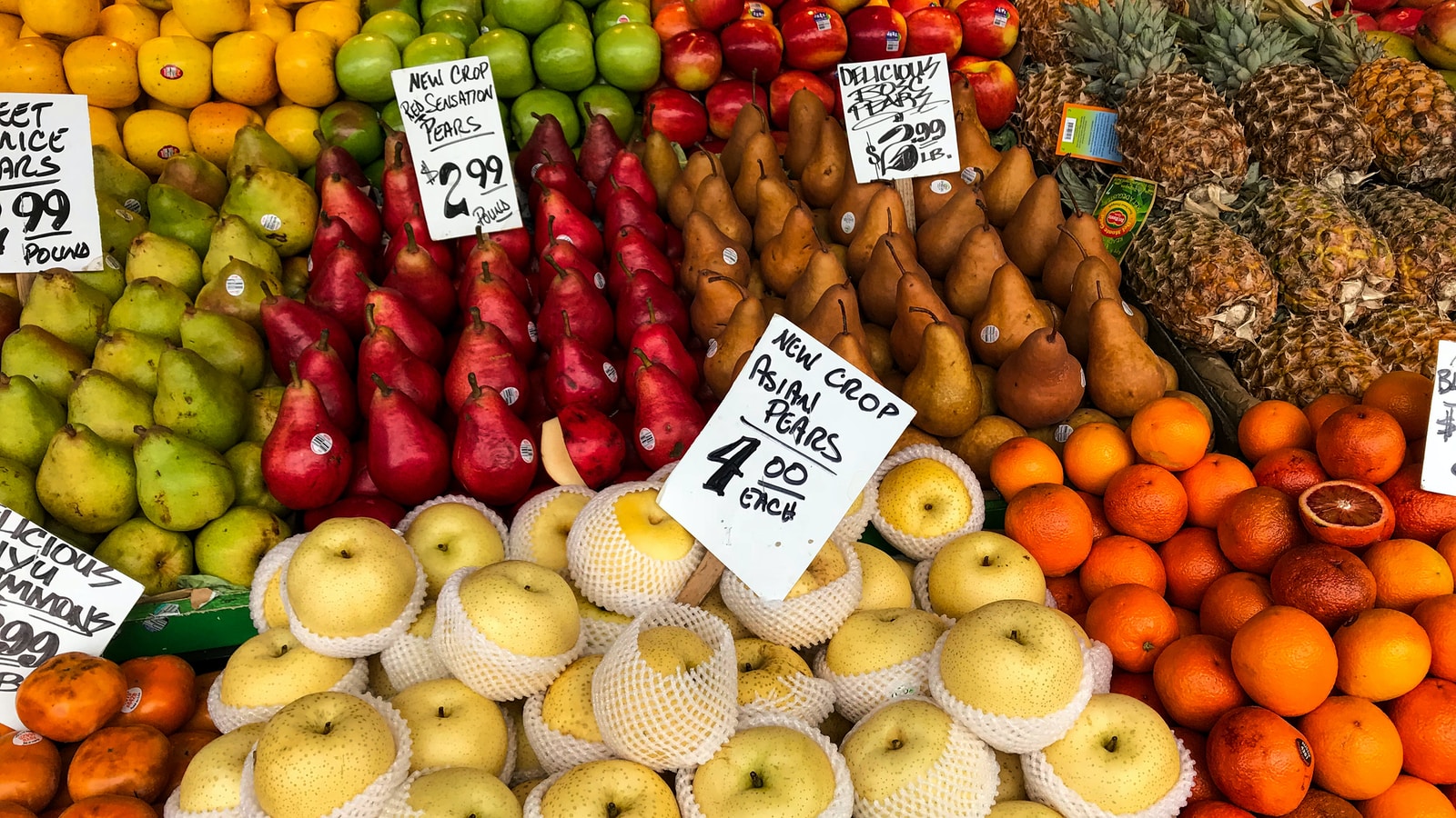 Hausse des prix des fruits