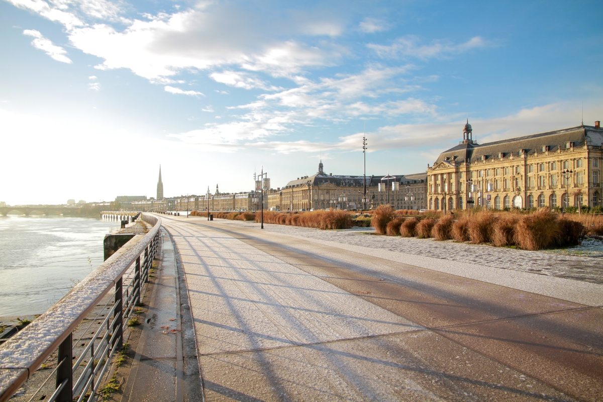 Les quais à Bordeaux